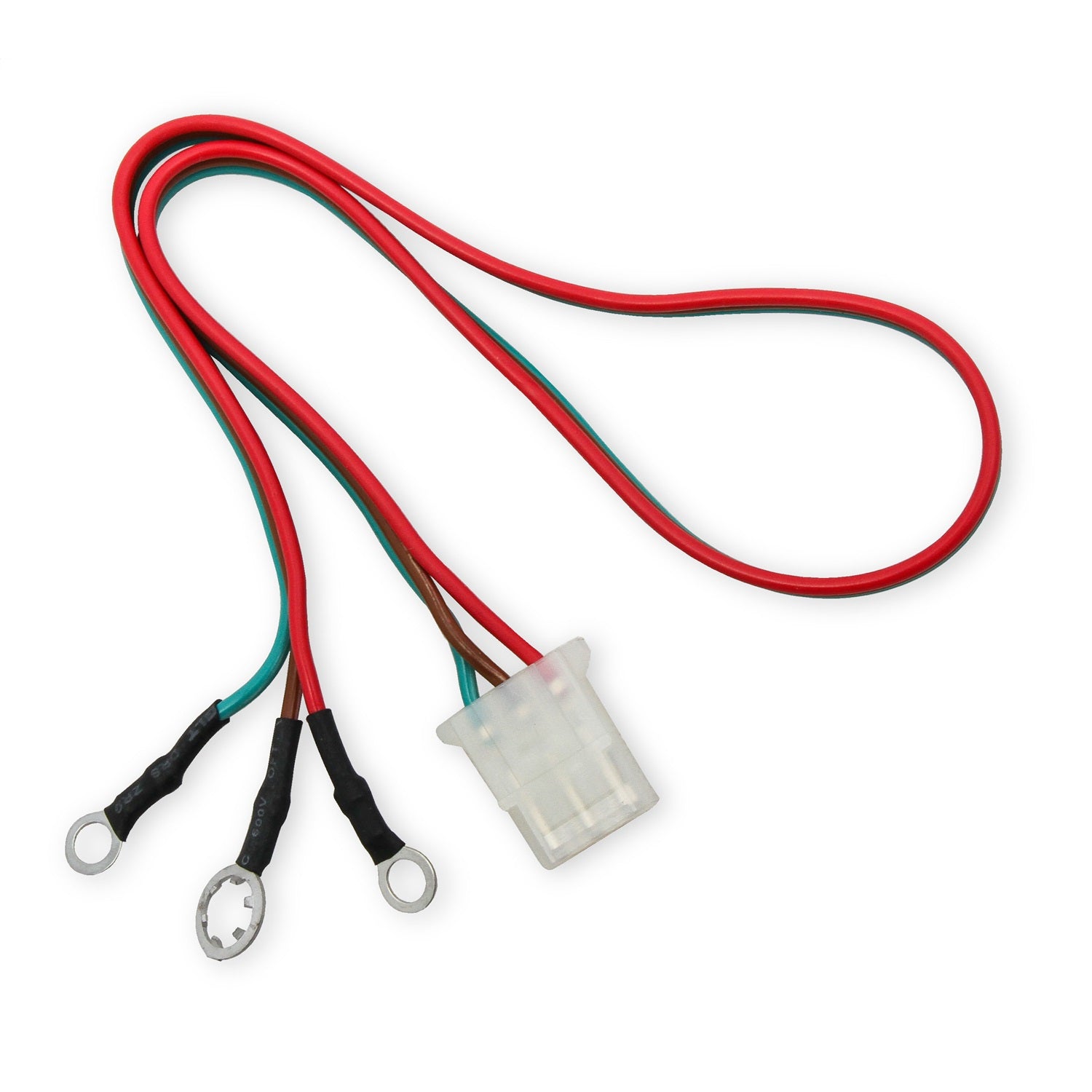 Mallory 37 Series Unilite Distributor - Optical Pickup - Mechanical Advance - Socket Style - R/H Rotation - Red - Chevy V8