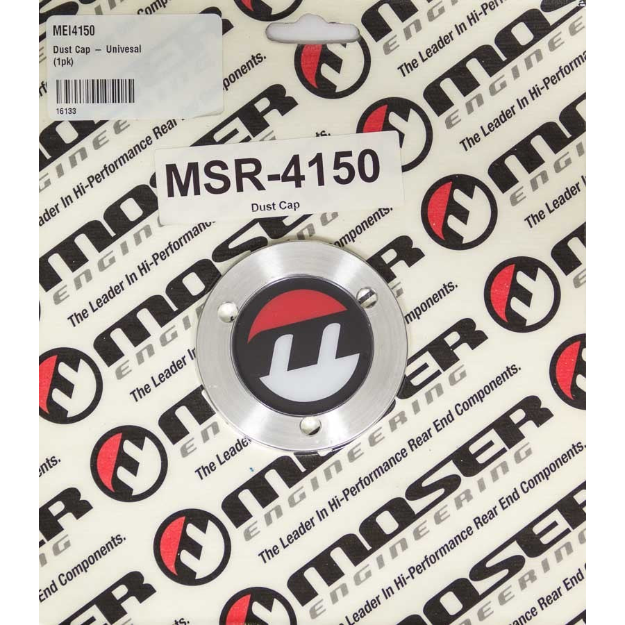 Moser Engineering Aluminum Hub Dust Cap Moser Logo