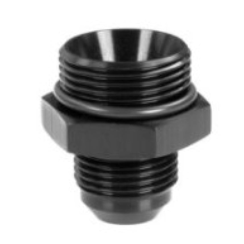 Aeromotive Adapter Fitting - 12 AN Male to 16 AN Male O-Ring - Aluminum - Black