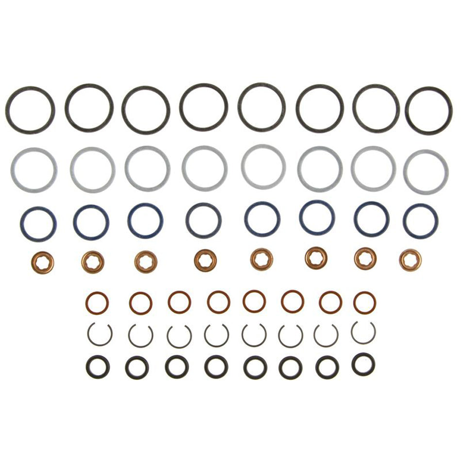 Clevite O-Ring - Rubber - Crush Washers / D-Rings / Snap Rings Included - 6.0 L - GM Duramax Fuel Injector Seal