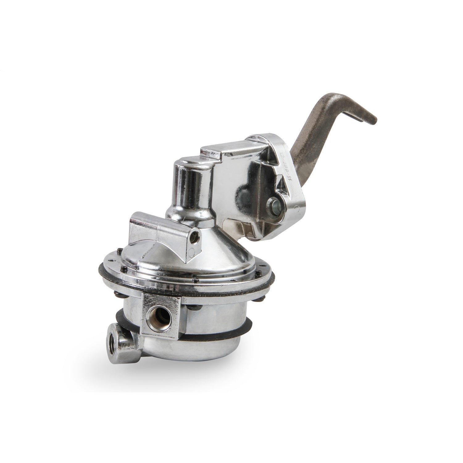 Holley Mechanical Fuel Pump - 110 gph - 6.5-8 psi - 1/4 in NPT Female Inlet / Outlet - Polished - Gas - Pontiac V8
