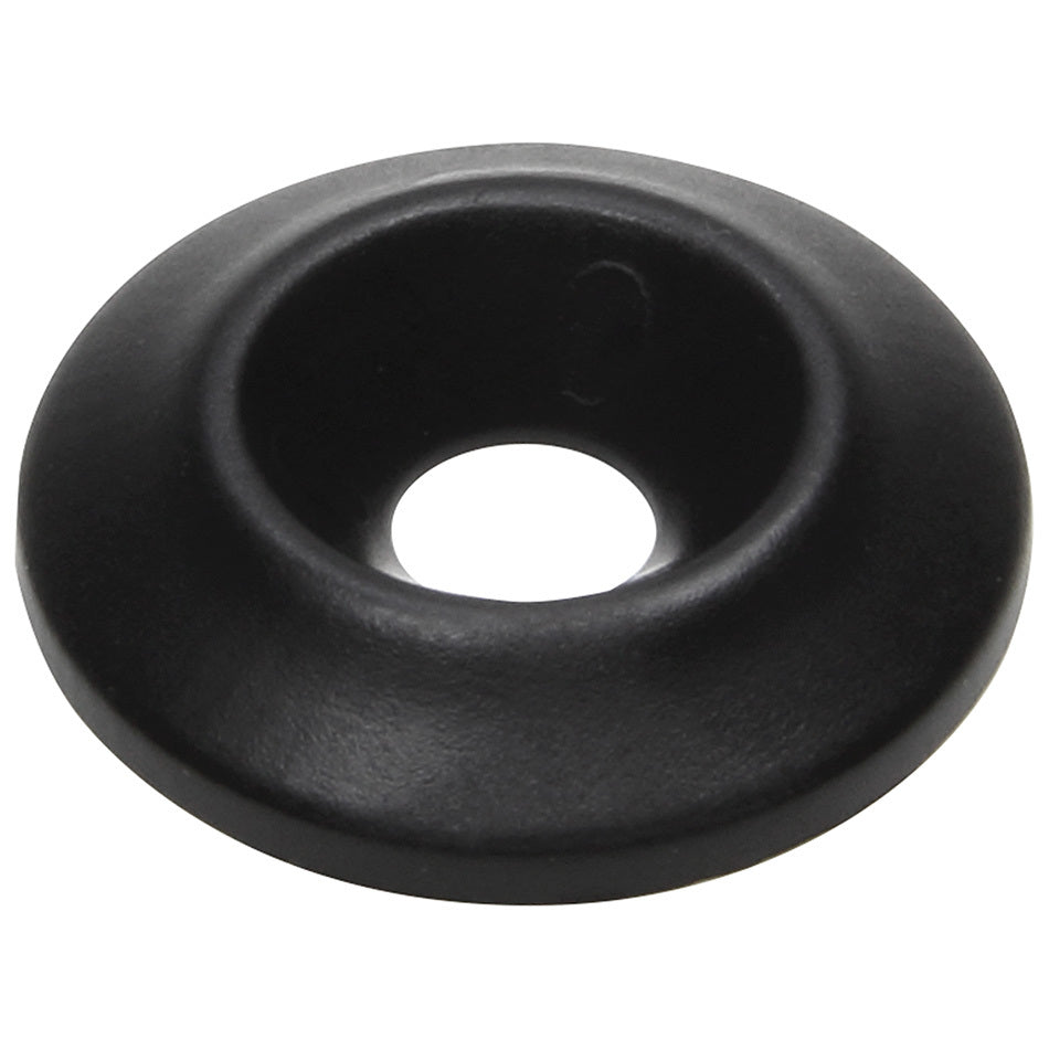 Allstar Performance Plastic Countersunk Washers - 1/4" x 1" - Black (10 Pack)