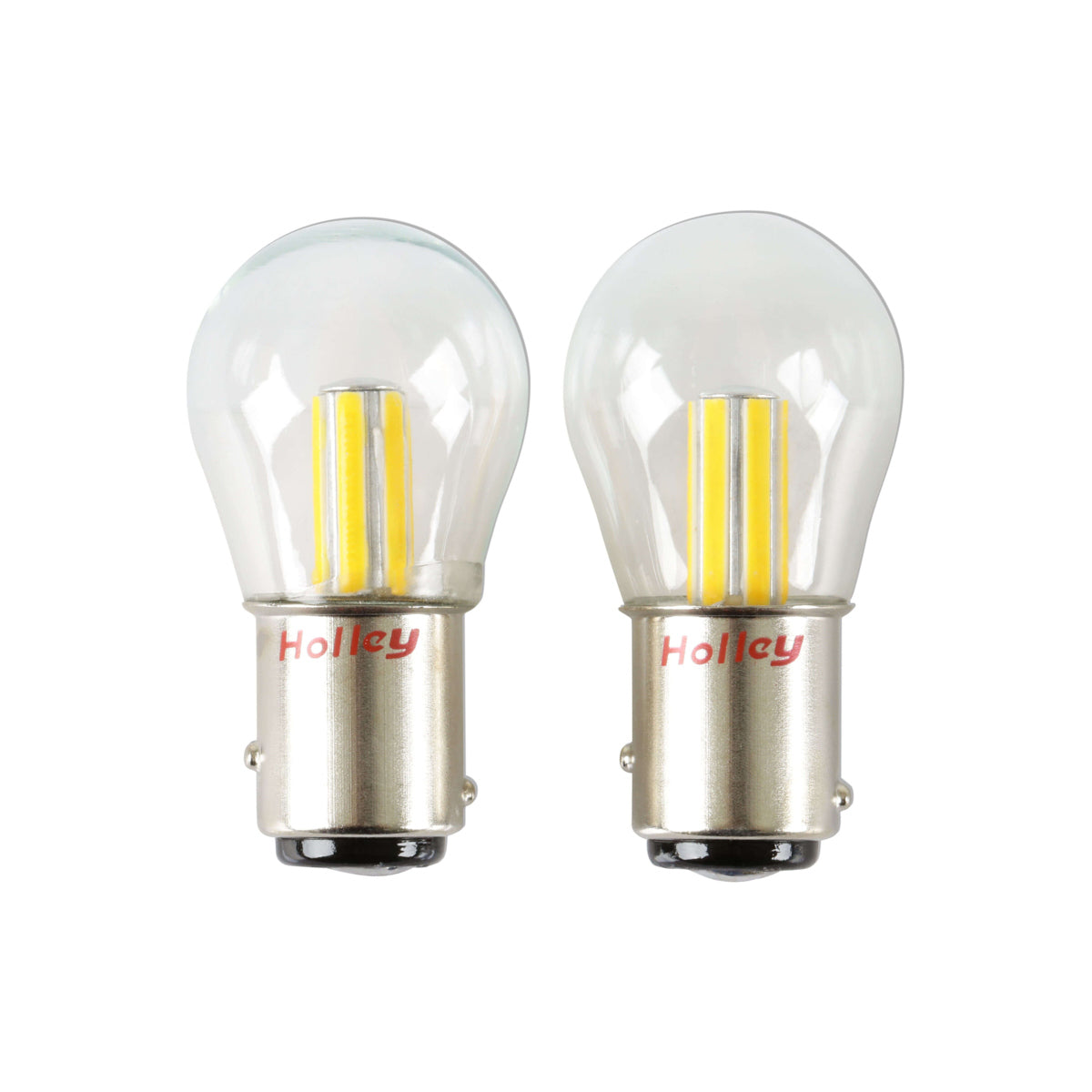 Holley Retrobright LED Turn Signal - Classic White - 1157 Style (Pair)