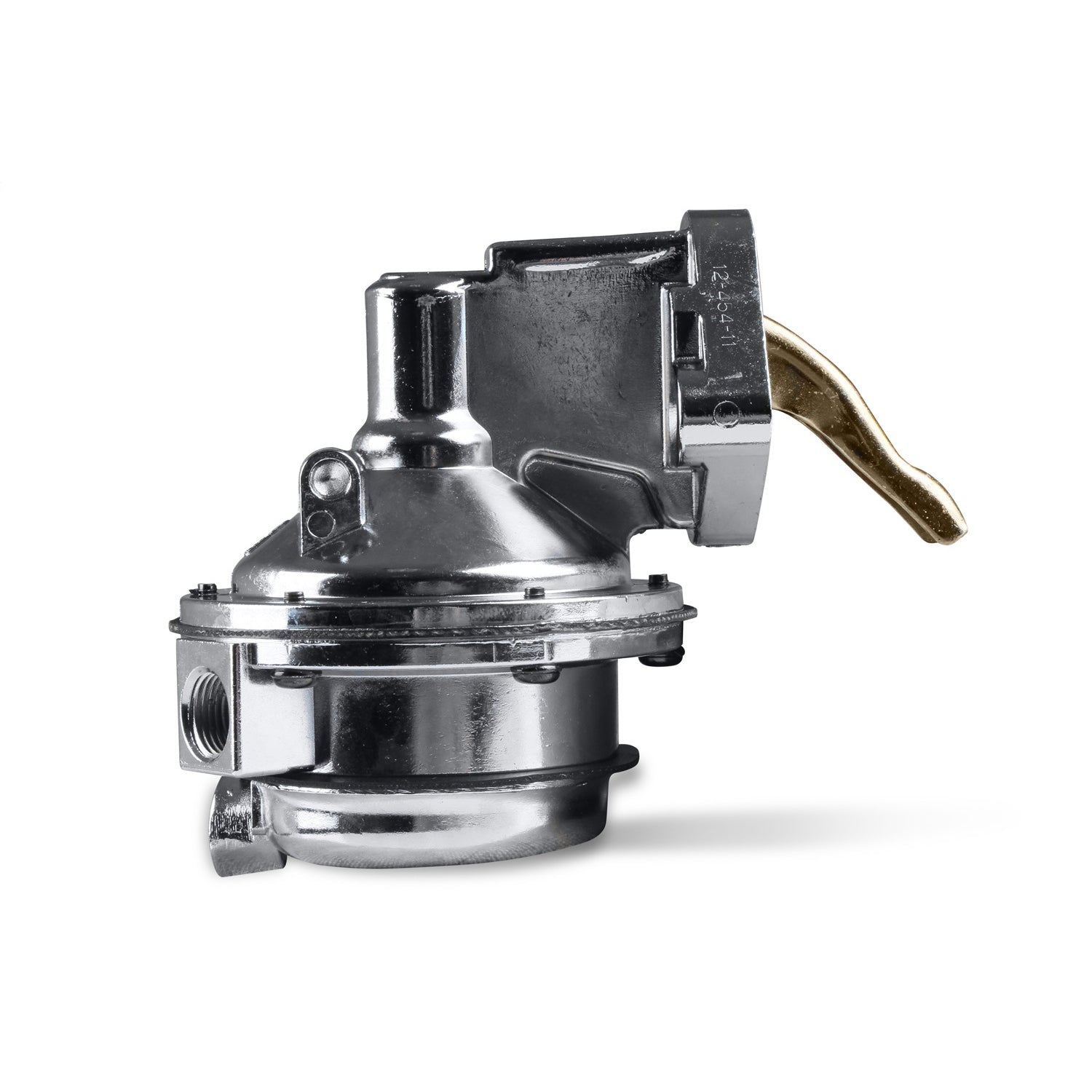 Holley Mechanical Fuel Pump - 130 gph - 7.5-9 psi - 3/8 in NPT Female Inlet / Outlet - Polished - Gas - Big Block Chevy