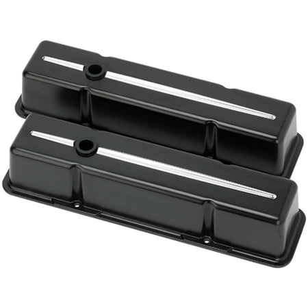 Billet Specialties SB Chevy Tall Valve Covers Black