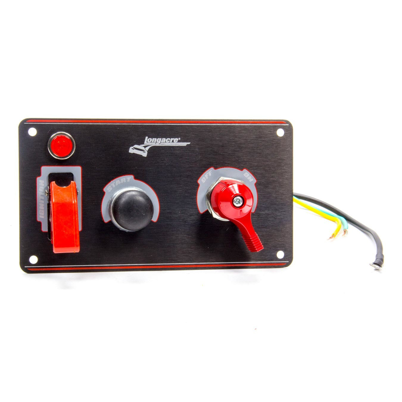 Longacre Ignition Panel Black w/Batt Disconnect