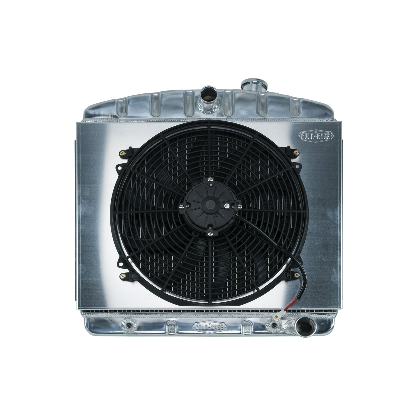 Cold-Case Aluminum Radiator and Fan - 23.5" W x 23.5" H x 3" D