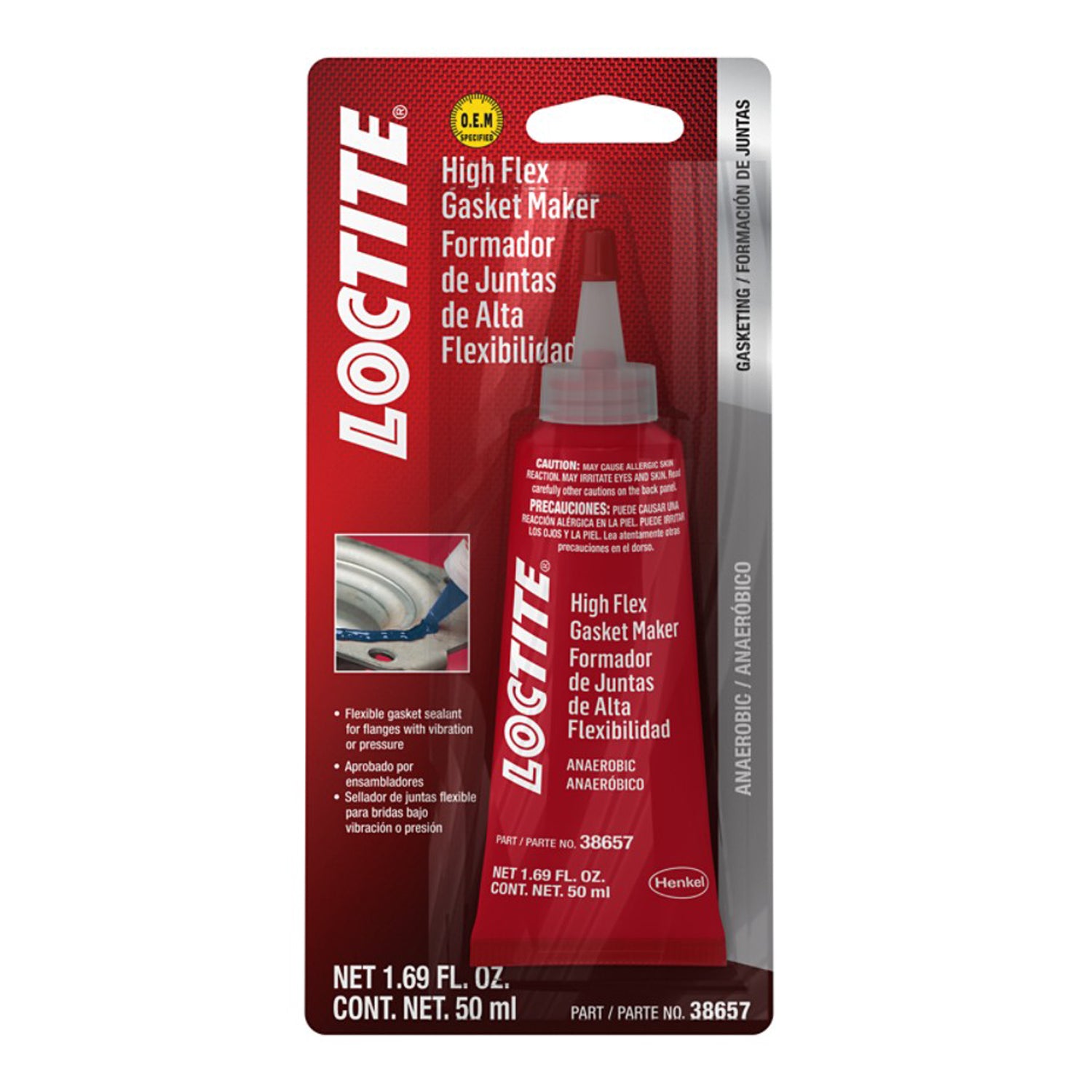 Loctite High Flex Gasket Maker - Anaerobic - 50 ml Tube