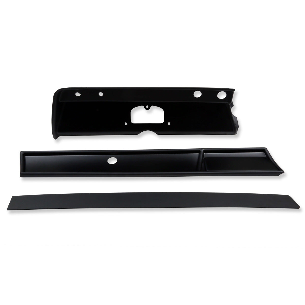 Holley EFI Racepak Dash Bezel - Black - GM A-Body 1966