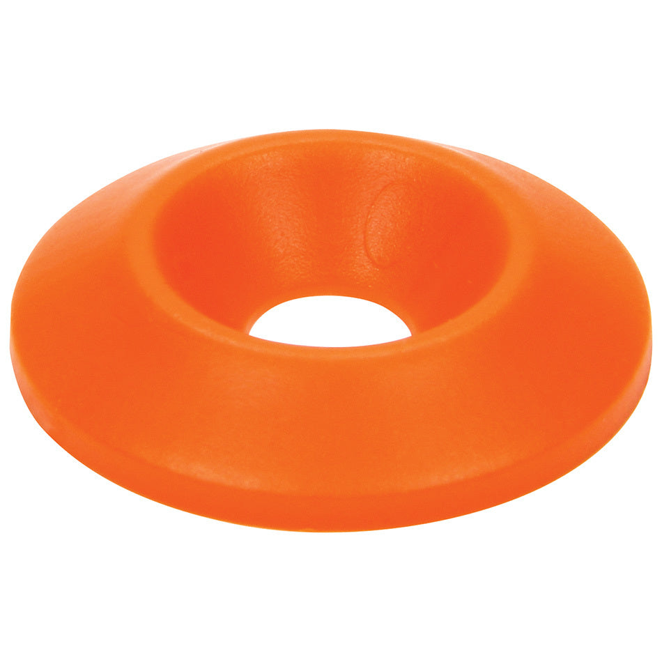 Allstar Performance Countersunk Body Bolt Washer - 1/4 in ID - 1 in OD - Orange - Set of 10
