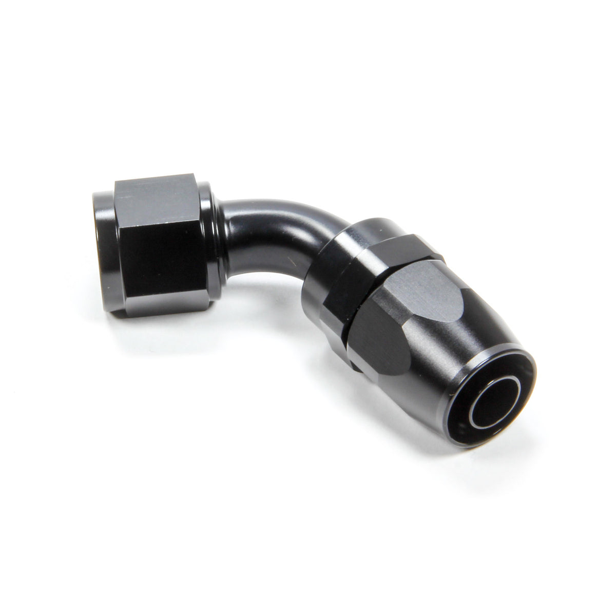 Triple X Race Co. Hose End Fitting 60 Degree 10 AN Hose to 10 AN Female Swivel - Aluminum