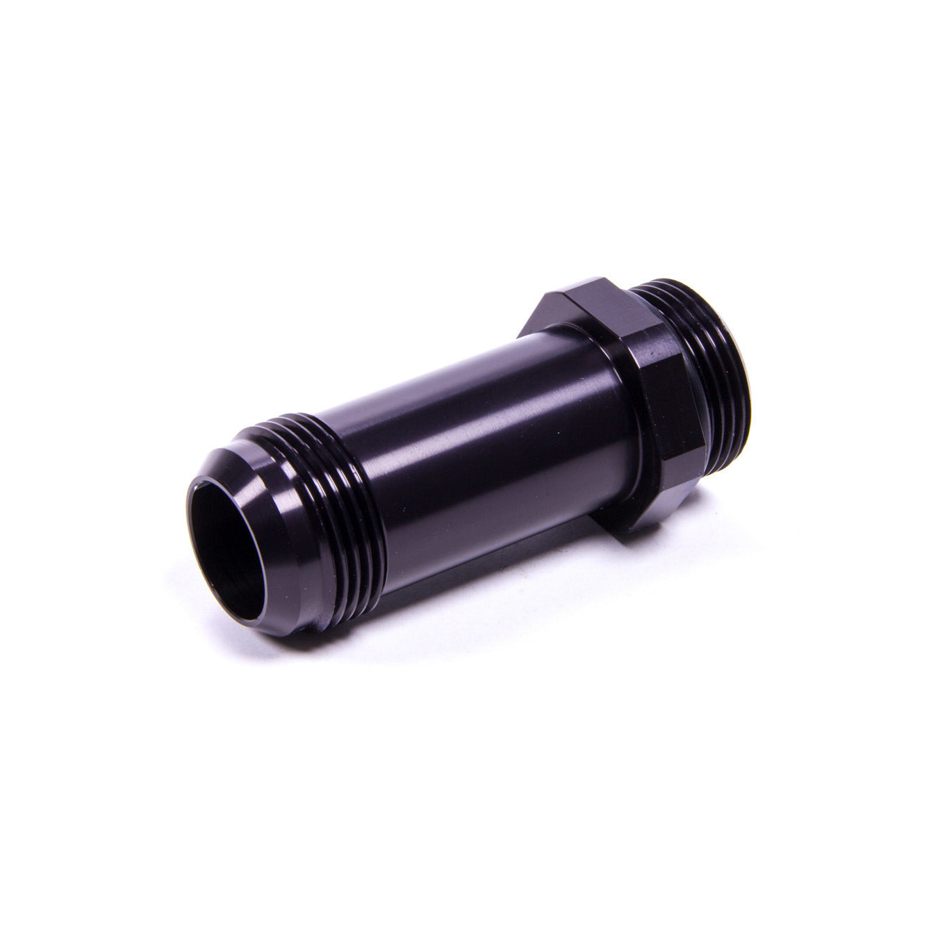 Meziere Enterprises Adapter Fitting Straight 16 AN Male to 16 AN Male O-Ring Extended Length - Aluminum