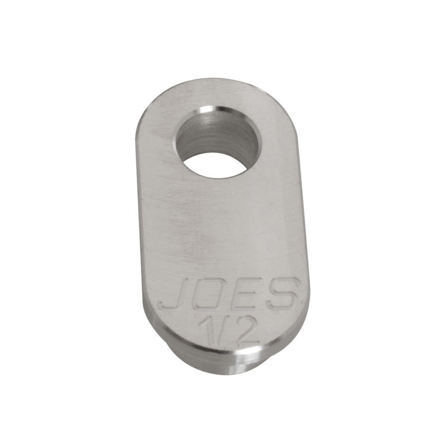 JOES Control Arm Caster Slug - 1/2 in ID Hole - 1/2 in Offset - Black Anodized - Joes Slotted A Plate