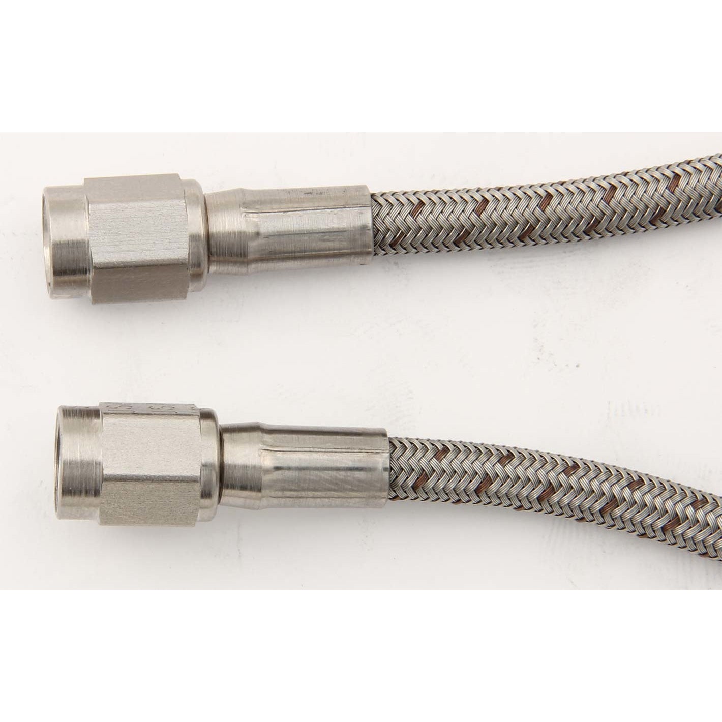XRP -03 AN Straight to -03 AN Straight 24" Stainless Steel Braided Teflon Brake Hose