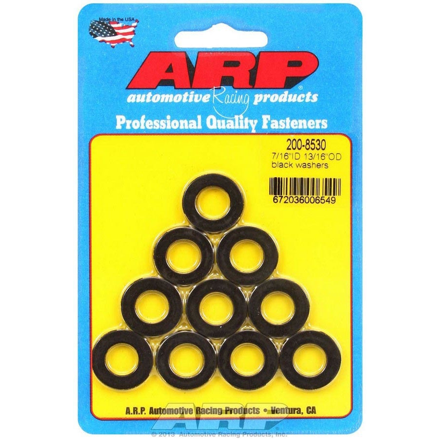 ARP Chrome Moly Special Purpose Washers - 7/16" I.D., 13/16" O.D. w/o I.D. Chamfer - (10 Pack)