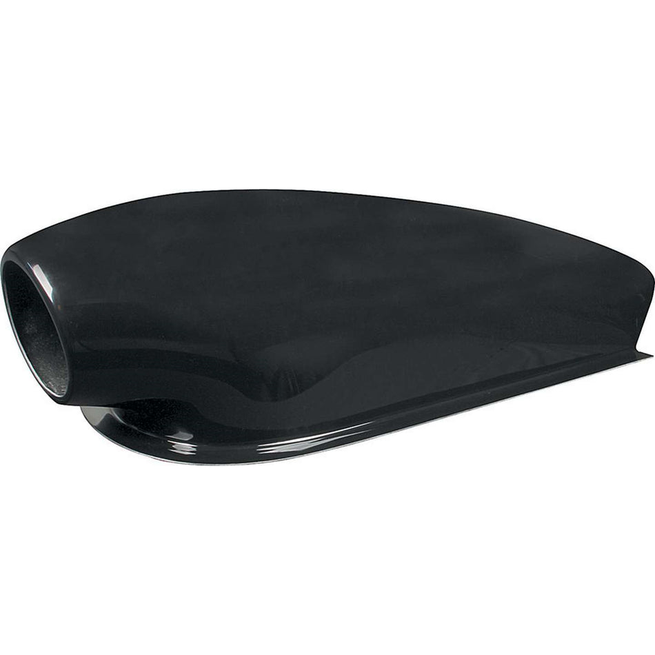 Allstar Performance Aero Hood Scoop - 13.5 in Tall - 14.5 in Wide - 50 in Long - Fiberglass - Black