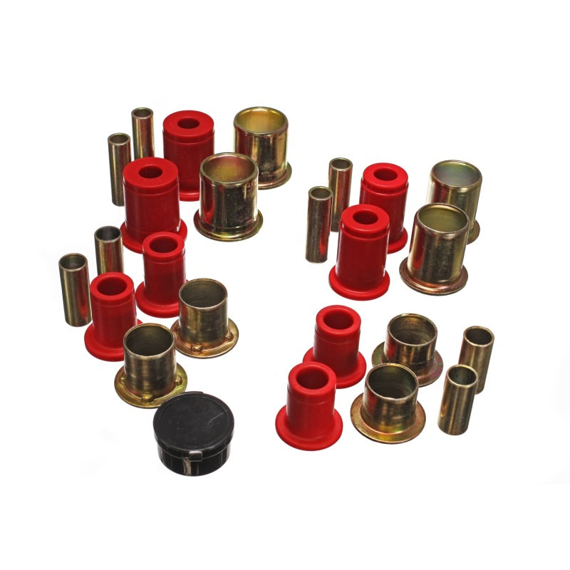 Energy Suspension Hyper-Flex Front Lower / Upper Control Arm Bushing - Red - GM F-Body 1980-81
