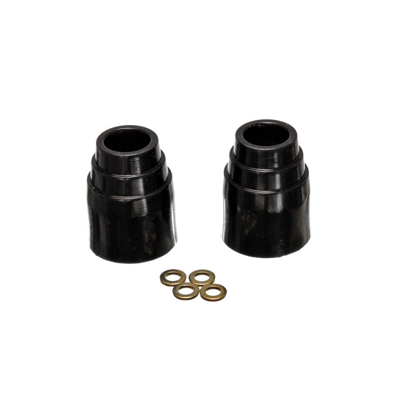 Energy Suspension Hyper-Flex Bump Stop - 3-1/8" Tall - 2-7/16" OD - 3/8" ID - Polyurethane - Black - Universal - (Pair)