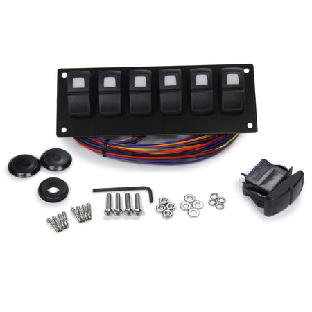 Painless Track Rocker 6 Switch Panel Dash Mount