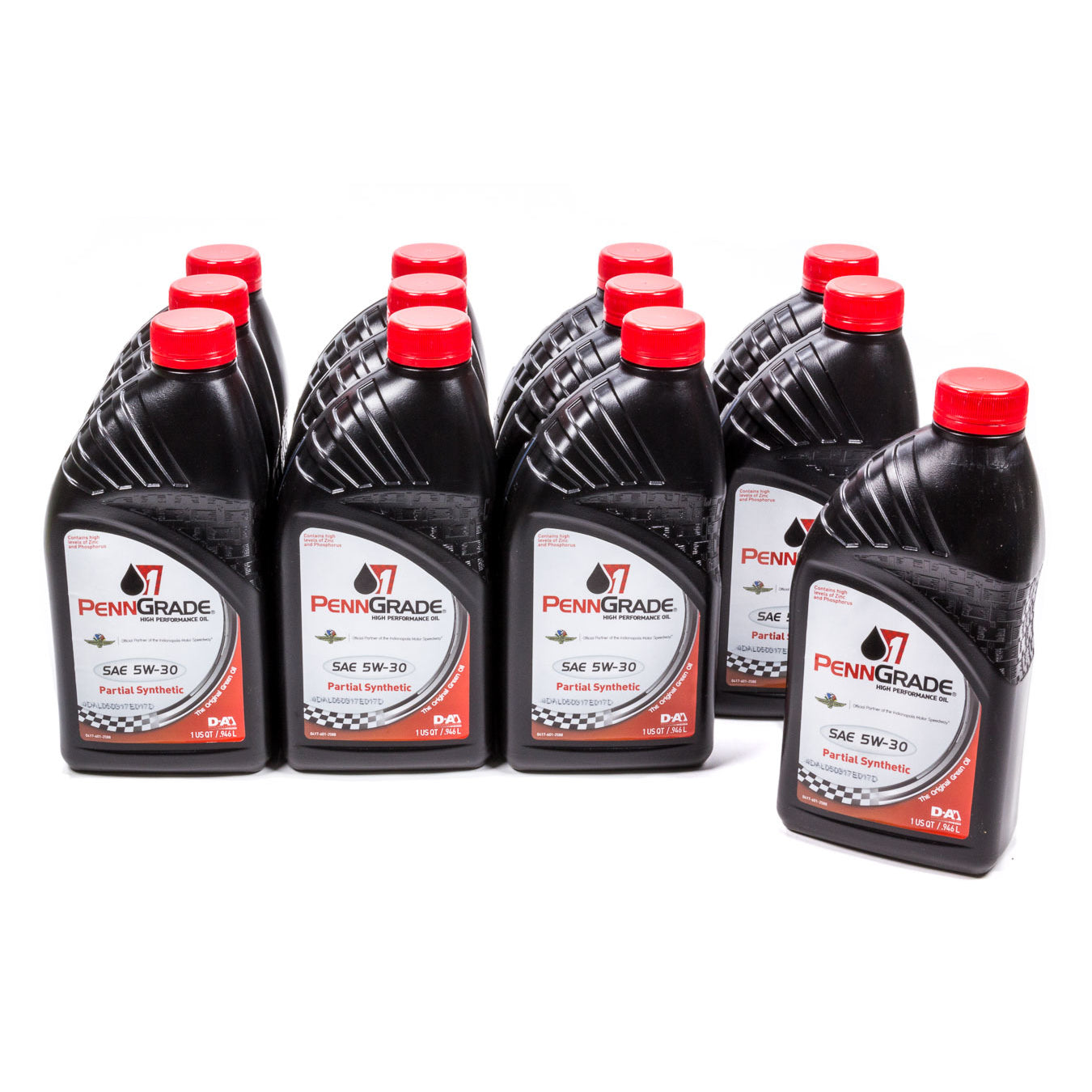PennGrade 5w30 Racing Oil Cs/12- Quart Partial Synthetic