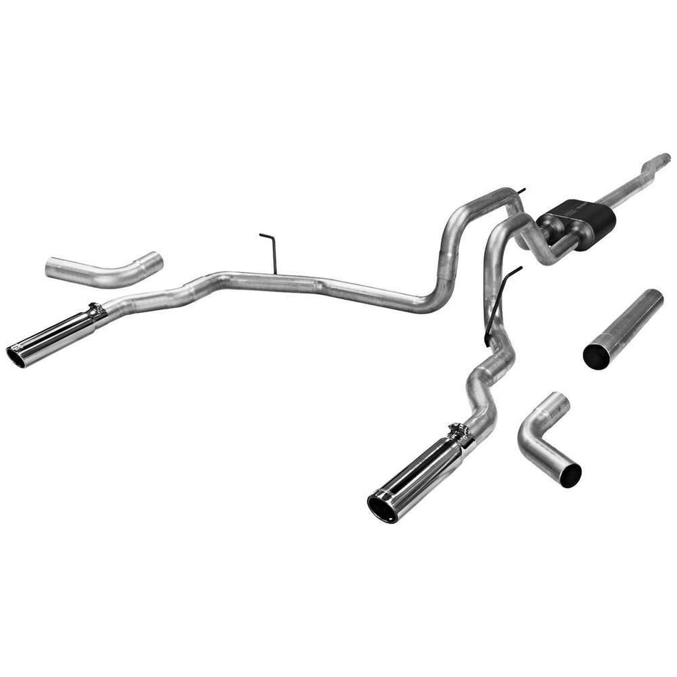 Flowmaster American Thunder Single Exhaust System - 2004-08 Ford F-150/Lincoln Mark LT 4.6L/5.4L