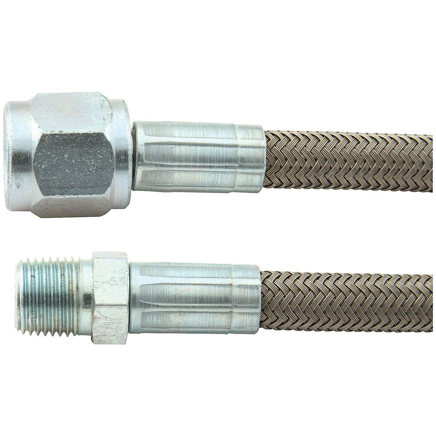 Allstar Performance 30" #4 Braided Line -4 Straight / 1/8" NPT