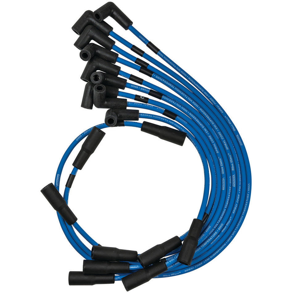 Moroso Blue Max Spiral Core Ignition Wire Set - 1993-95 Camaro Z28/Pontiac Firebird SB Chevy 350 LT1