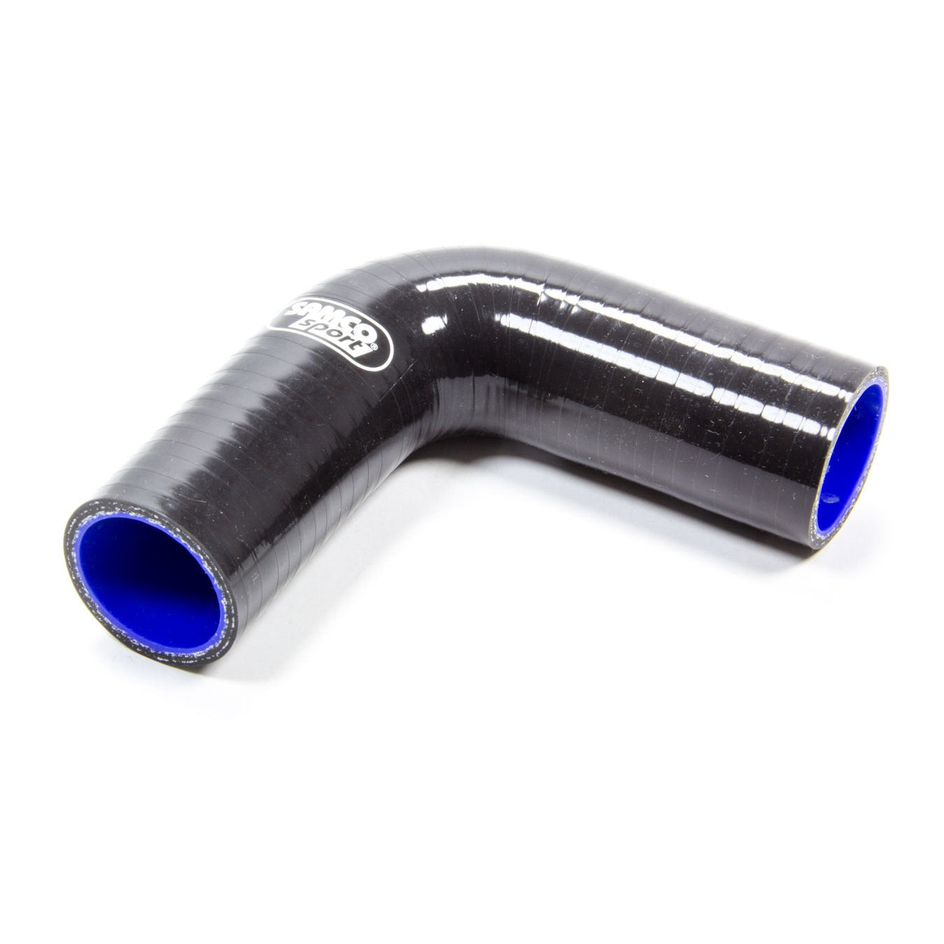Samco Sport Silicone 90 Degree Elbow - 1-1/4" ID - 4.0 mm Thick Wall - Black