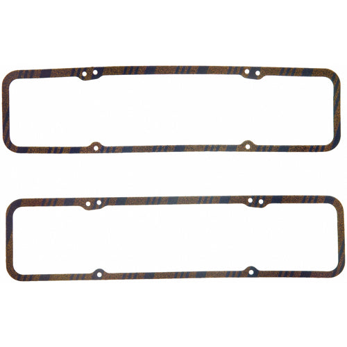 Fel-Pro Blue Stripe Valve Cover Gaskets - Blue Stripe Cork, Rubber - SB Chevy - 7, 32"