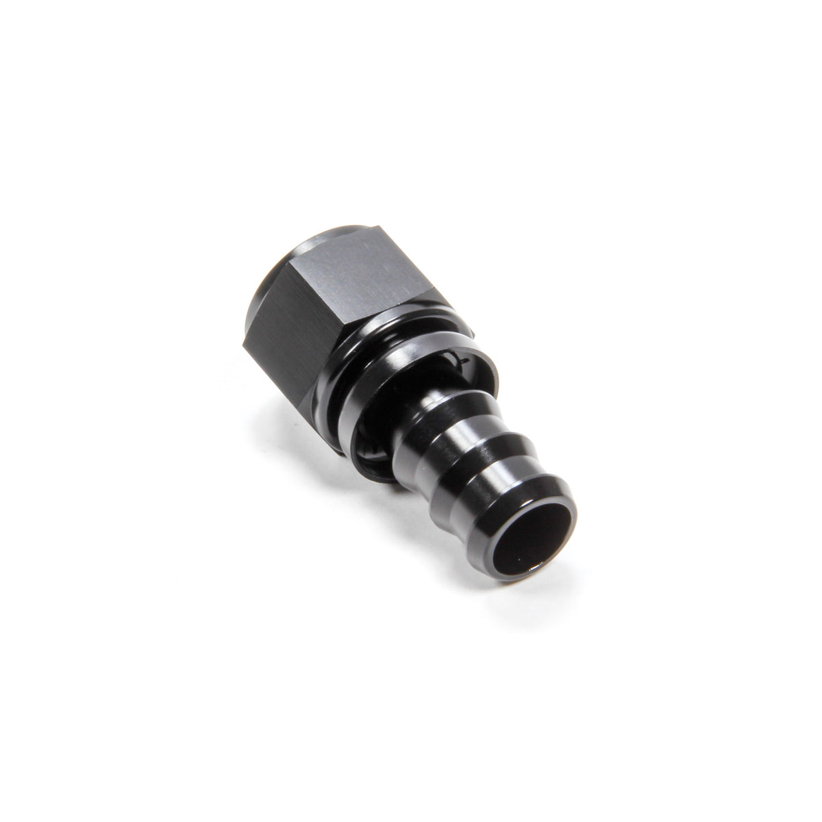 Triple X Race Co. Hose End Fitting Straight 12 AN Hose to 12 AN Female Aluminum - Black Anodize