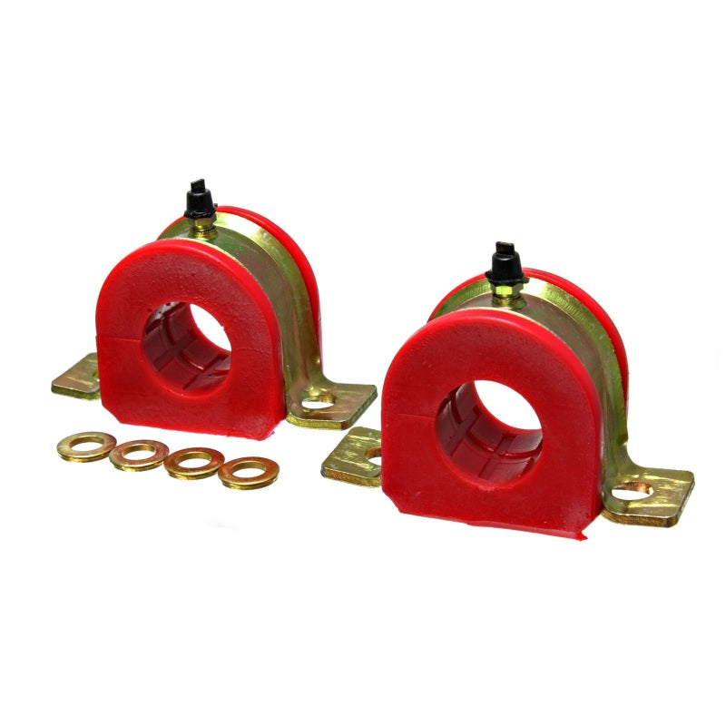 Energy Suspension Hyper-Flex Front Sway Bar Bushing - 30 mm Bar - Red/Cadmium - GM W-Body 1991-96
