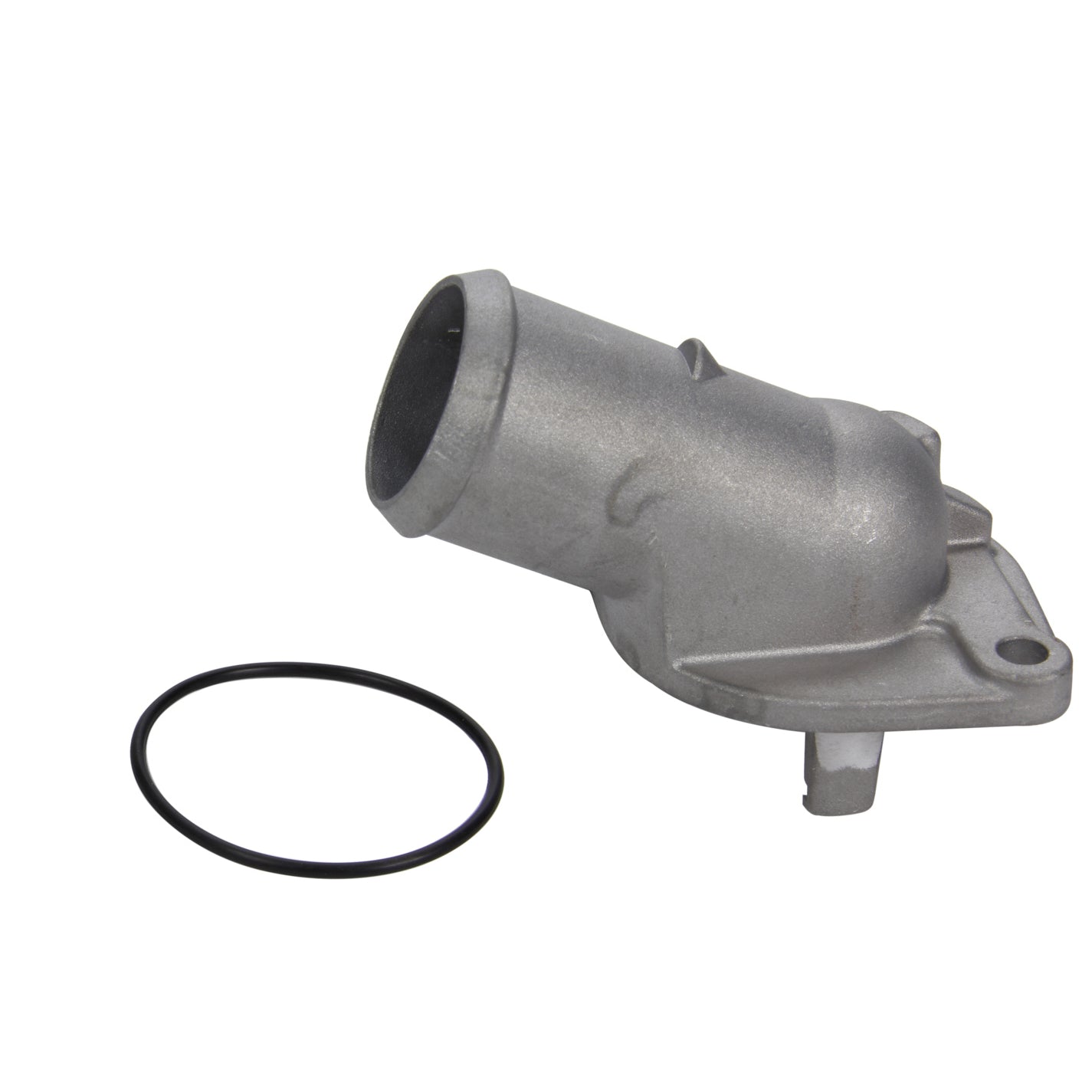 PRW INDUSTRIES 90 Degree Water Neck 1-1/2" ID Hose Replacement Aluminum - Natural