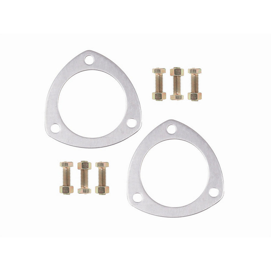Mr. Gasket Collector Gasket - 0.12 in Thick - 2.5 in Diameter - 3-Bolt - Pair