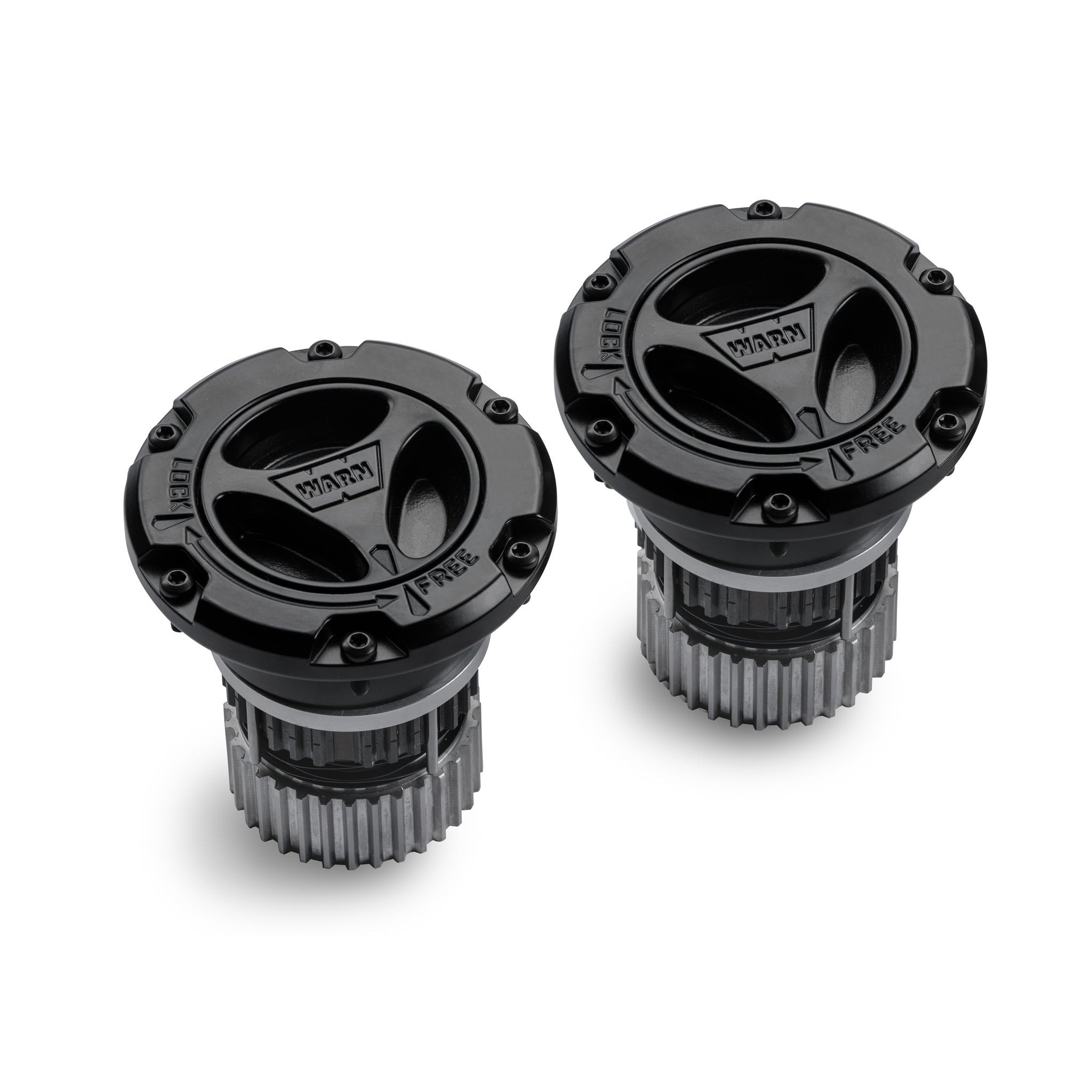 Warn Premium Locking Hub Kit Manual Locking 35 Spline Black - Ford Fullsize Truck 2005-15