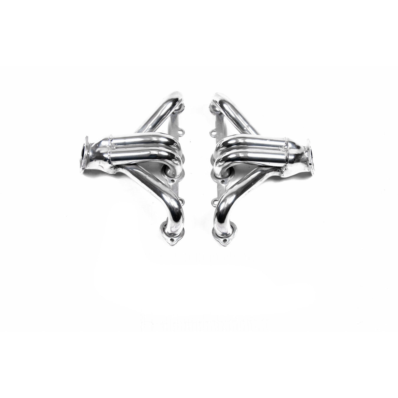 Flowtech Block Hugger Headers - SB Chevy 265/400 - 1.625" - 2.5" Collector - Ceramic Coated