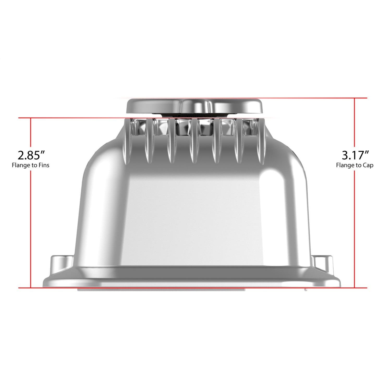 Holley Muscle Series Valve Covers - SB Chevy -Polished Finish - SB Chevy