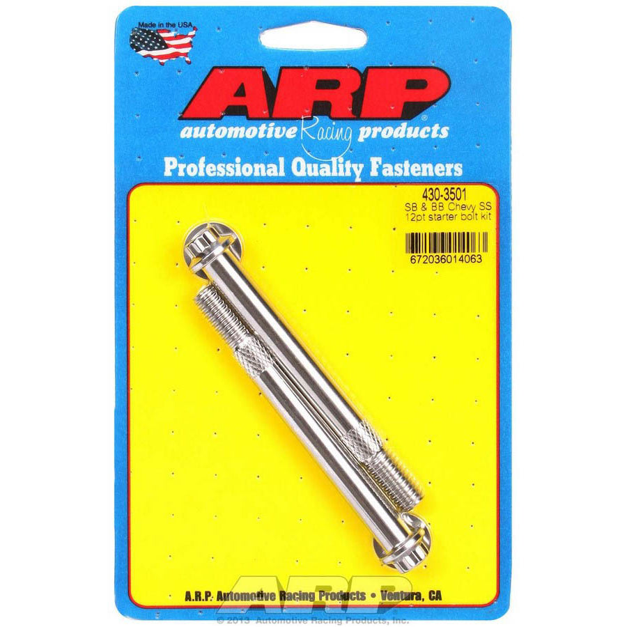 ARP Starter Bolt Kit - SB Chevy w/ Stock Starter - 12 Pt. Heads