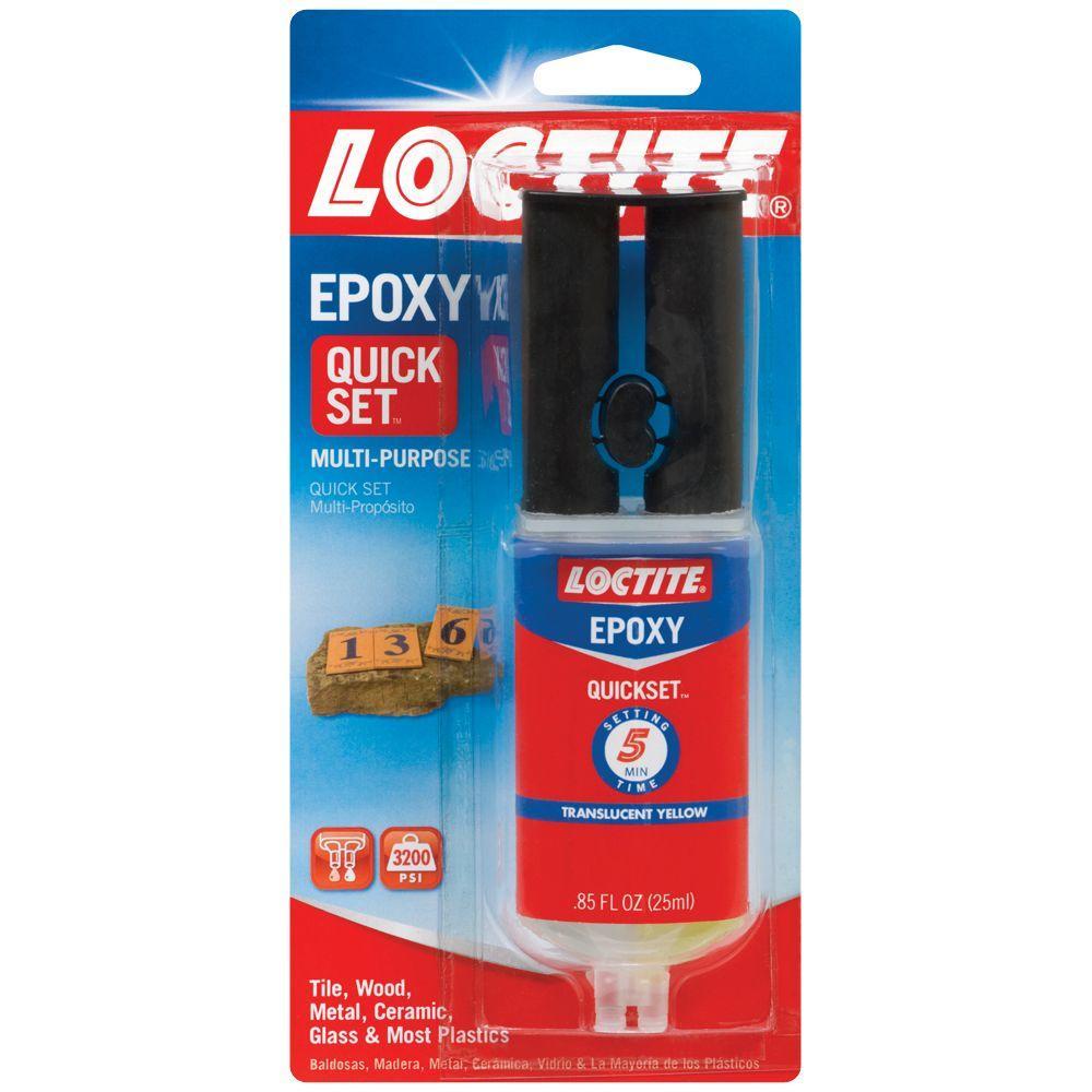 Loctite Quick Set 2 Part Epoxy 0.85 oz Syringe