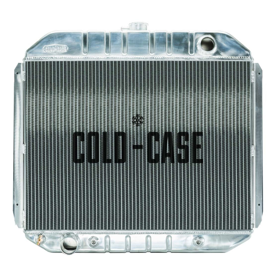 Cold-Case Radiators Radiator - Passenger Side Inlet - Driver Side Outlet - Aluminum - Polished - Automatic