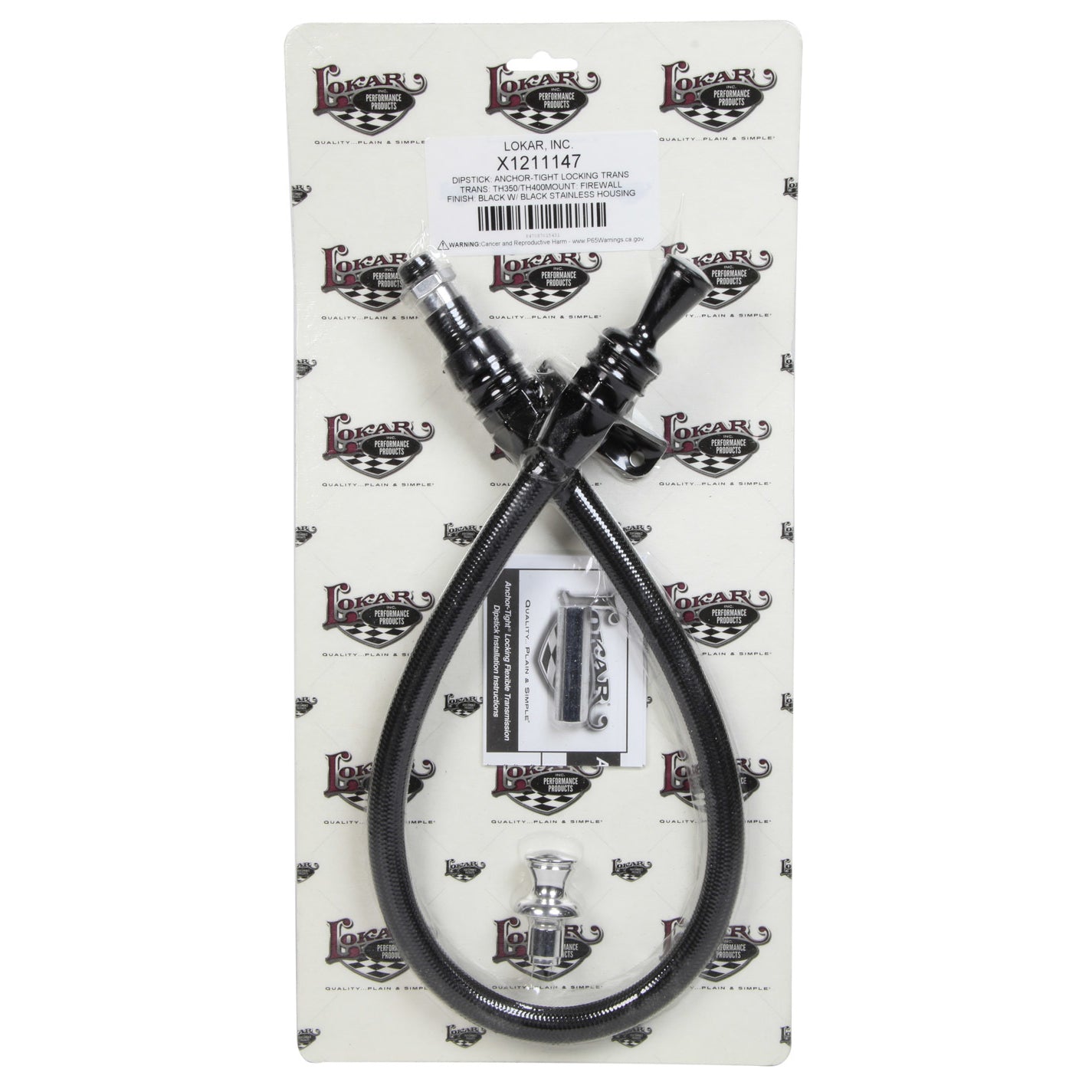 Lokar Anchor Tight Locking Flexible Transmission Dipstick