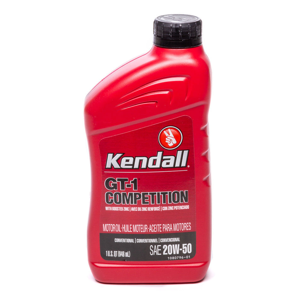 Kendall® GT-1 Competition Motor Oil with Liquid Titanium - 1 Quart