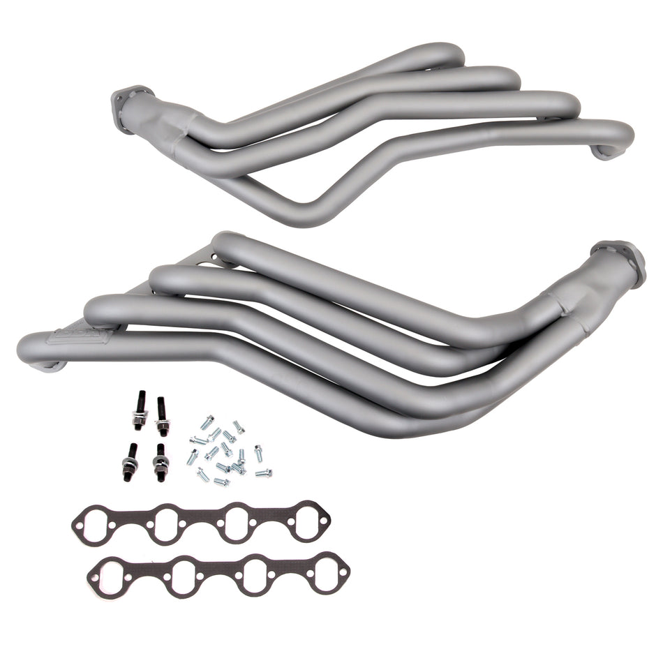 BBK Performance Long Tube Headers 1-3/4" Primary 2-1/2" Collector Steel - Chrome