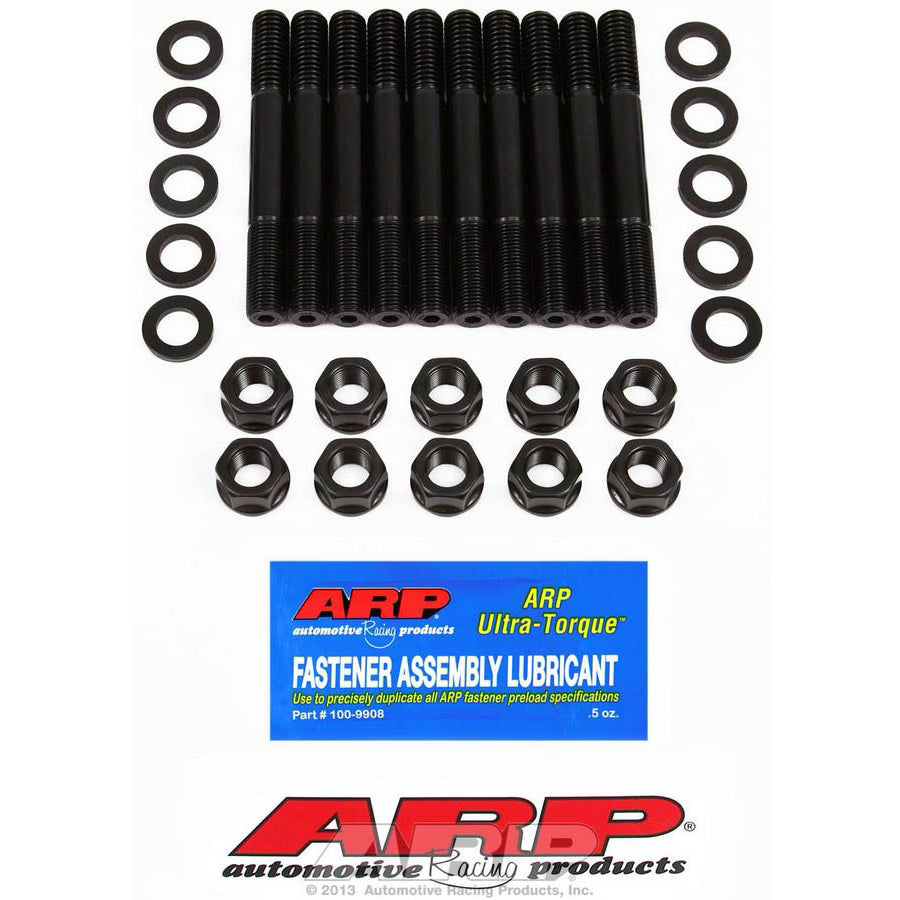 ARP Main Stud Kit - Hex Nuts - 2-Bolt Mains - Chromoly - Black Oxide - Ford Cleveland / Modified