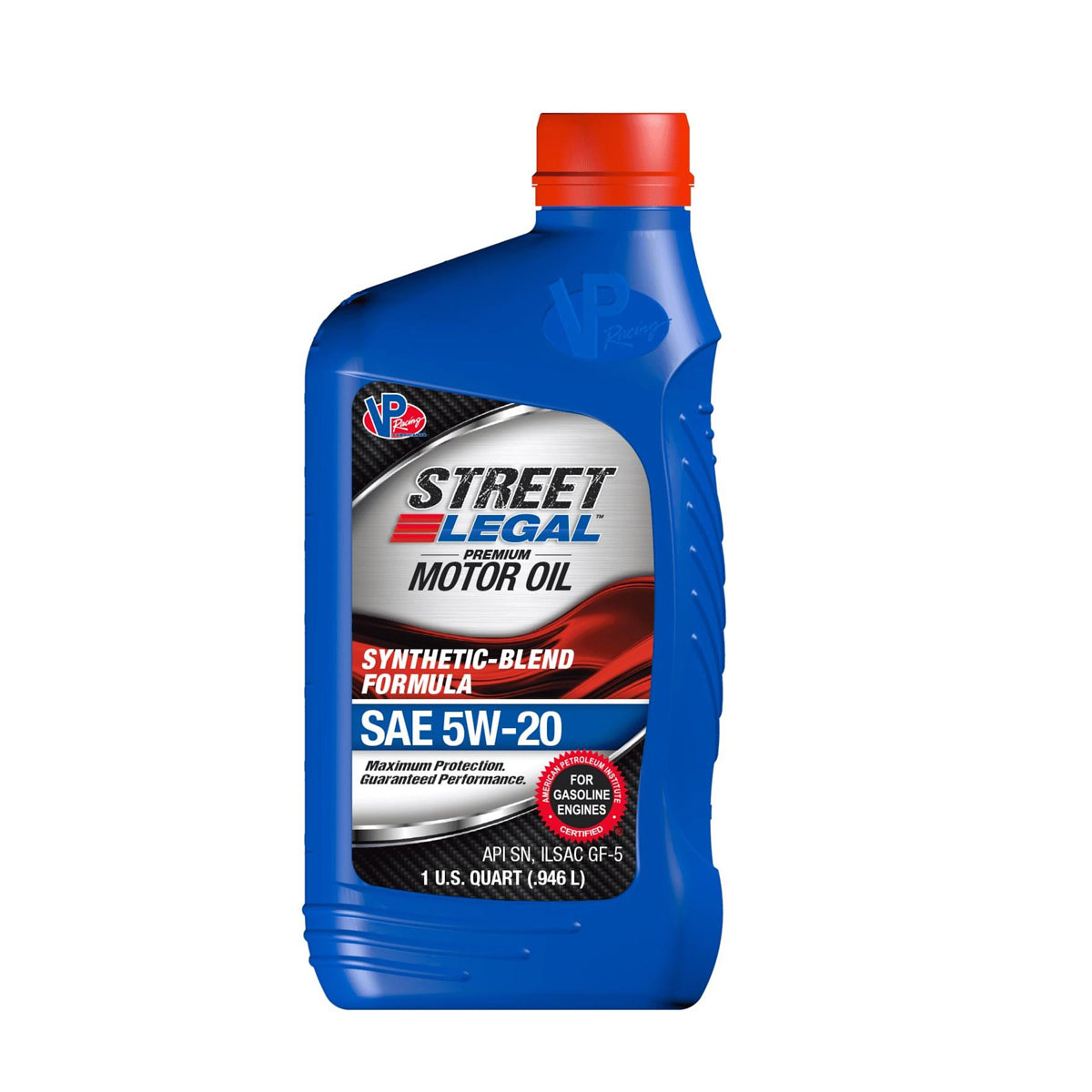 VP Racing Street Legal 5W20 Semi-Synthetic Motor Oil - 1 Quart Bottle