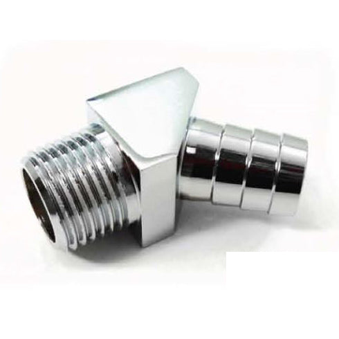 Racing Power Aluminum 45 Degree Fitting 1/2" NPT 5/8" Barbs