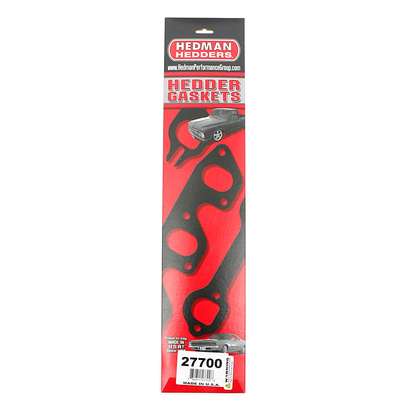 Hedman Header Gasket - 1.675 x 1.035 in Oval Port - Small Block Ford (Pair)