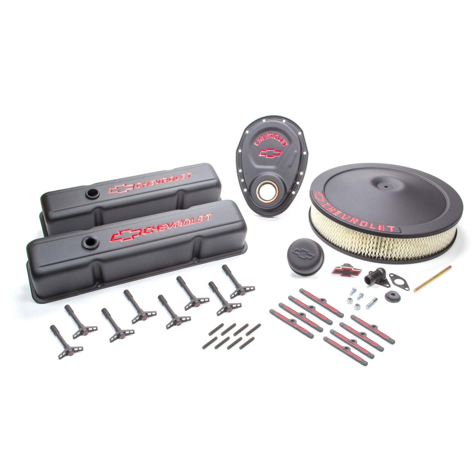 Proform High-Tech Collector Series Dress-Up Kit - Chevrolet / Bow Tie - Black Crinkle