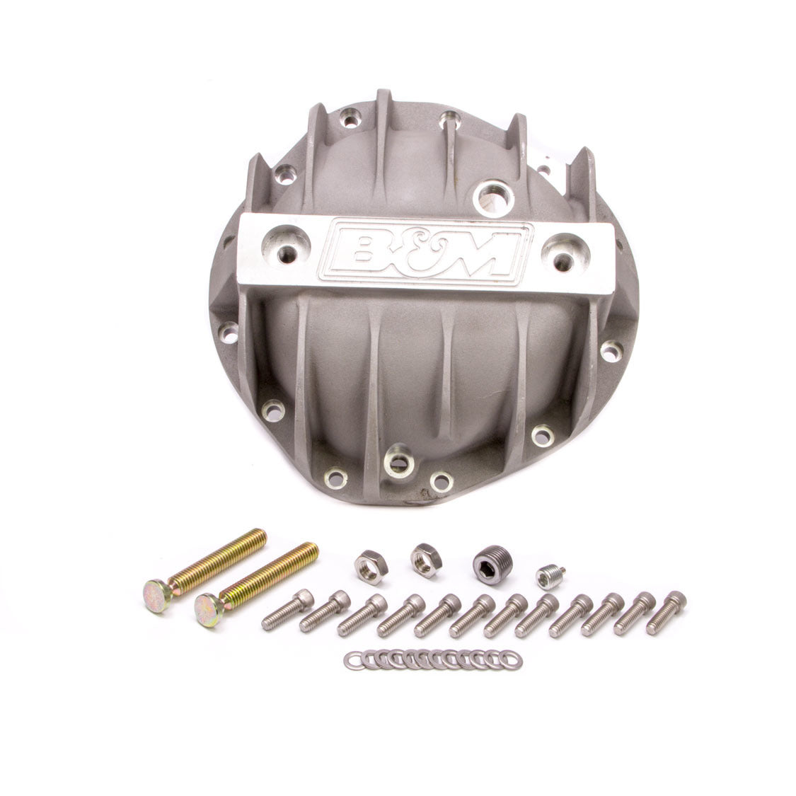 B&M Support Differential Cover Hardware Included Aluminum Natural - GM Truck 12 Bolt
