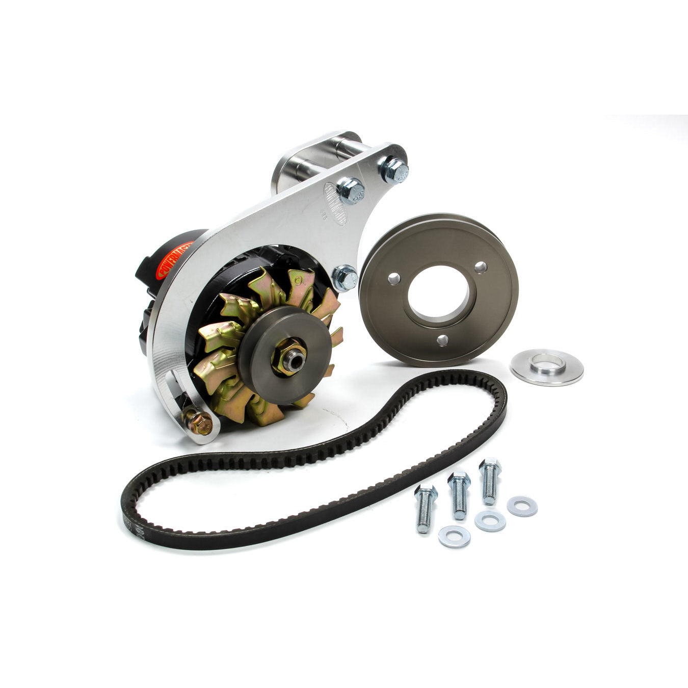 Powermaster Pro Series CS121 Low Mount Alternator Kit - Drivers / Passenger Side Block Mount