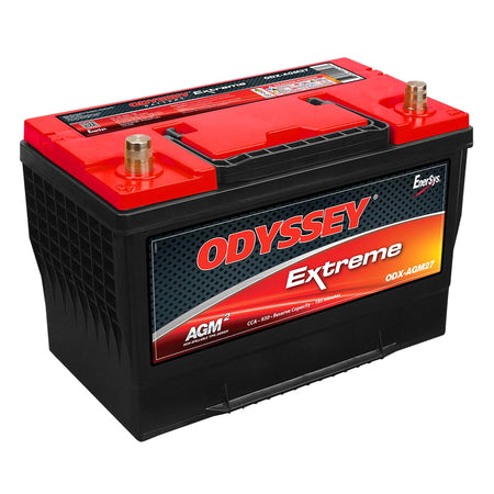 Odyssey Battery Extreme Series AGM Battery - 12V - 1290 Cranking Amp - Top Post Terminals - 12.5 in L x 8.8 in H x 6.8 in W